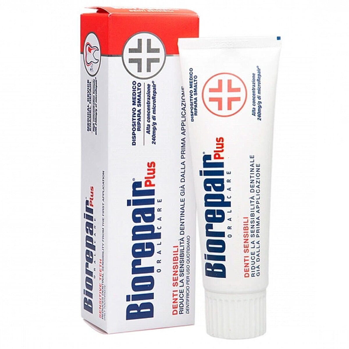 Biorepair Sensitive Teeth Plus Зубная паста для чувствительных зубов 75 мл (Biorepair, ) - фото №8