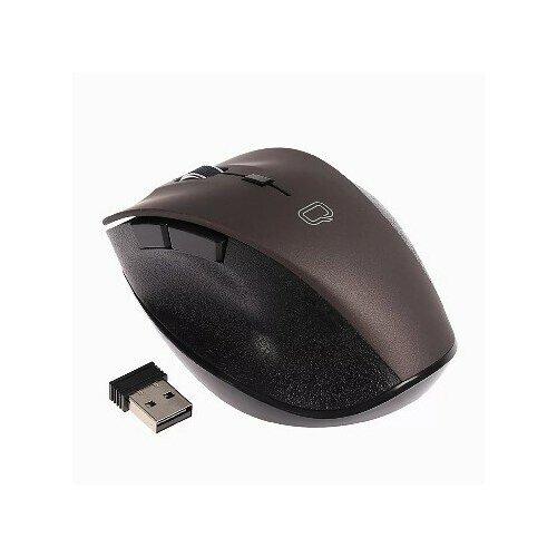 Мышь QUMO 24225 OFFICE ELITE M55 беспроводная оптическая коричневый 80200₽