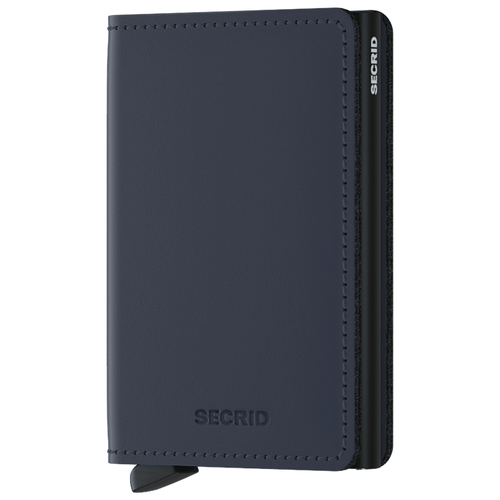 Кошелек Secrid Matte Slimwallet темно-синий