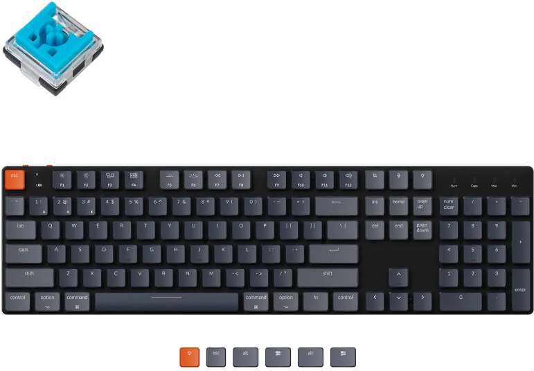 Keychron K5SE Full Size RGB Blue Switch