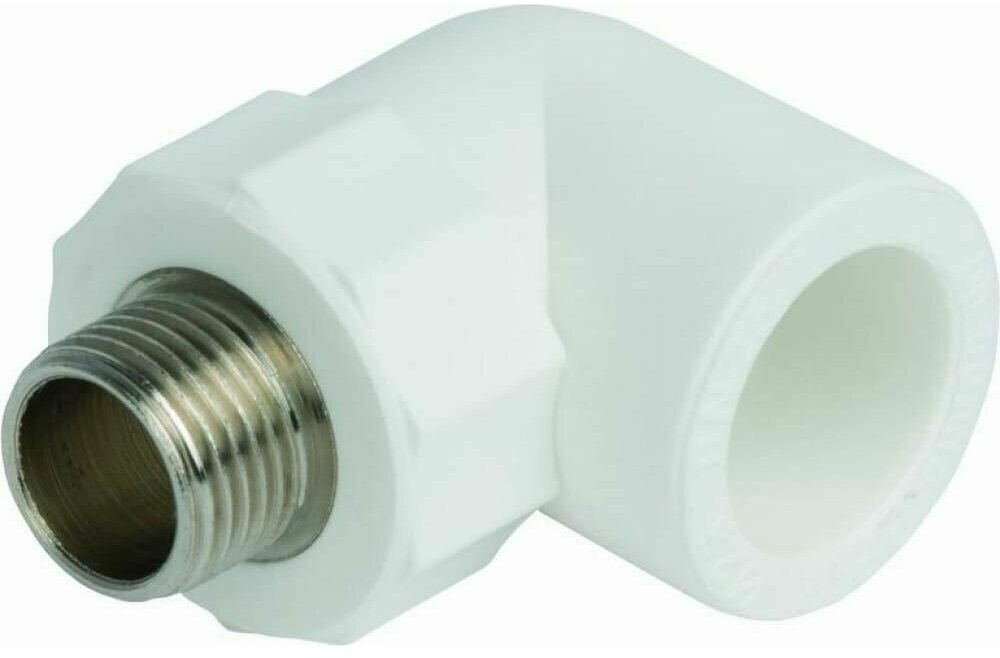 Угольник комбинированный с наружной резьбой 32 х 1" (4 шт) Berke Plastik Турция