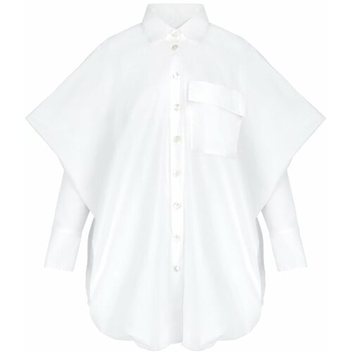 Рубашка  Tadaski, нарядный стиль, размер xs, белый