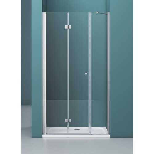 Душевая дверь BelBagno Albano BS-13 170х195 прозрачная, хром (ALBANO-BS-13-80+90-C-Cr)