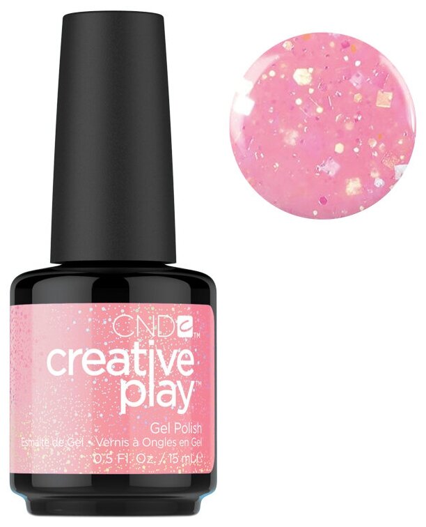 - CND Creative Play Gel Polish, 471, Pinkle Twinkle, 15 