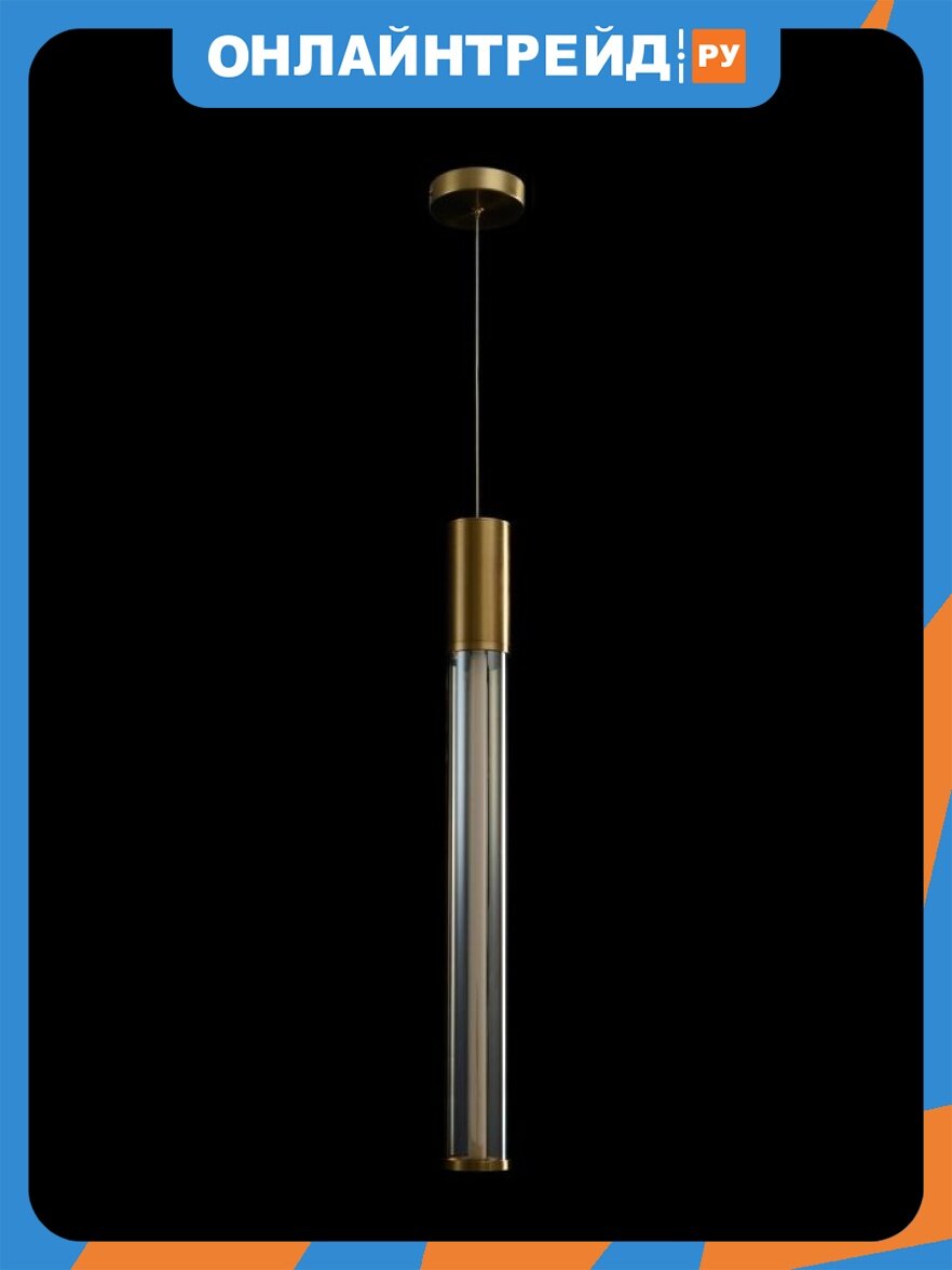 Подвесной светодиодный светильник Crystal Lux Lineup SP11W Led Brass