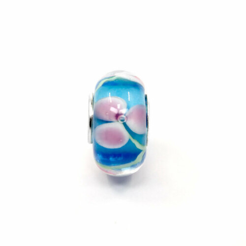 фото Handinsilver ( посеребриручку ) подвеска-шарм из муранского стекла lampwork голубой (1шт)