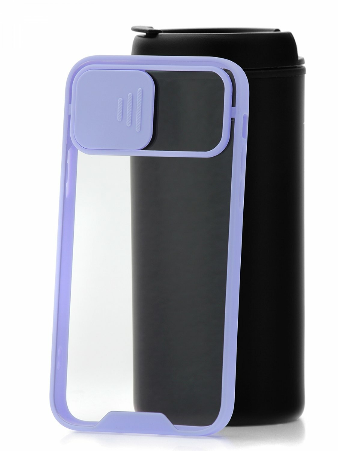Чехол для iPhone 11 Pro Derbi Сloscam Light purple, силиконовый бампер, накладка с защитой камеры, защита углов противоударный case