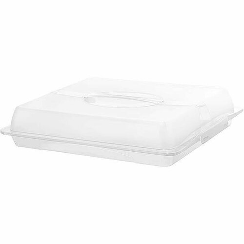 Тортовница с крышкой прямоугольная большая тортница для торта десертов кексов Rotho JOHN 1869₽