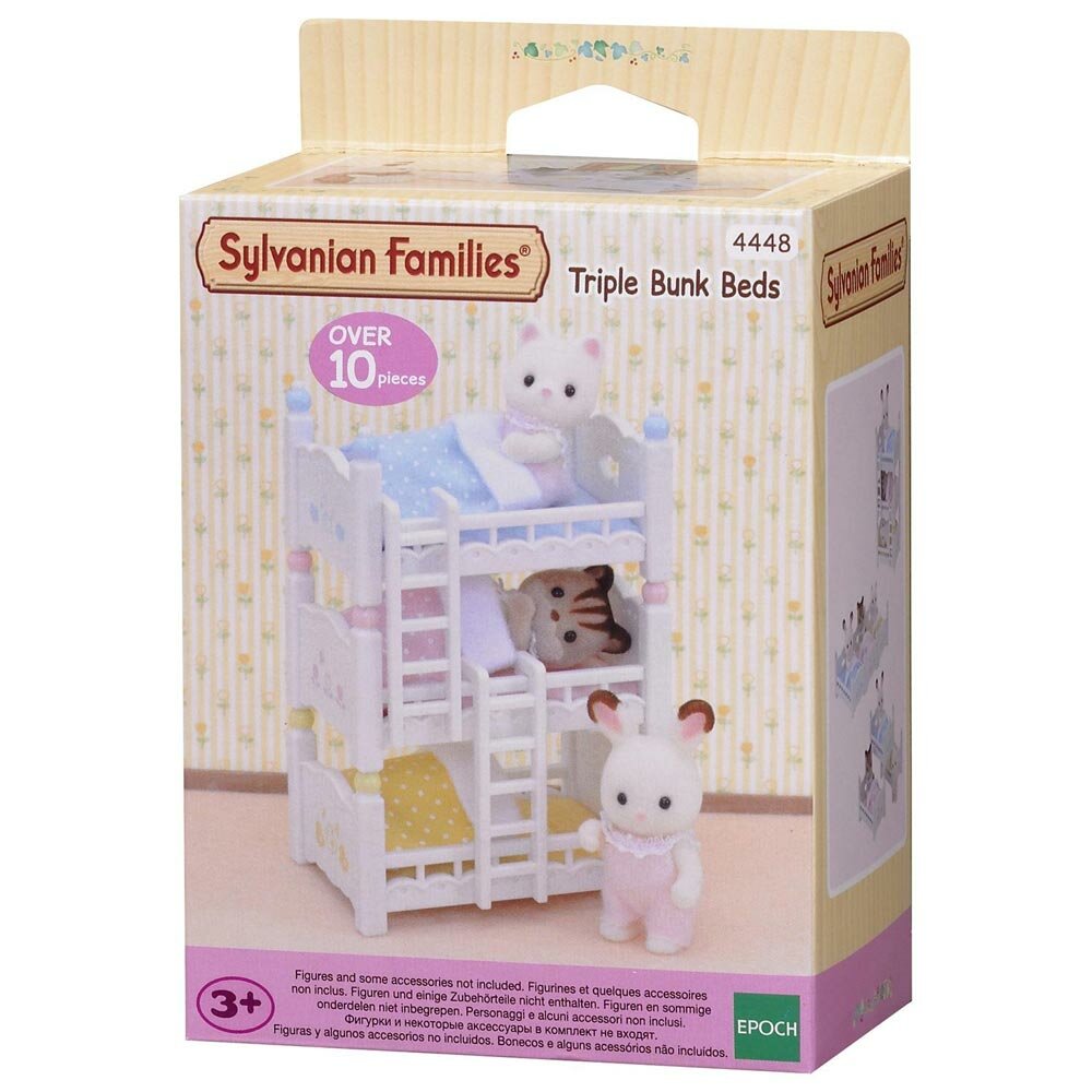 Игровой набор Sylvanian Families Трехъярусная кровать 4448