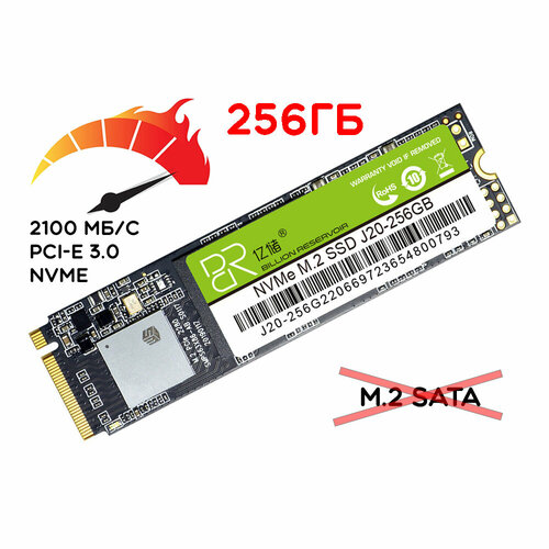 256 ГБ Внутренний SSD диск Billion Reservoir NVMe M.2 PCI-E 3.0x4 (J20-256GB)