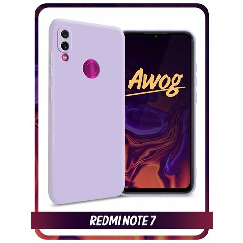 Силиконовый чехол Soft Touch на Xiaomi Redmi Note 7 / Сяоми Редми Нот 7 с защитой камеры матовый soft touch силиконовый чехол на xiaomi redmi 7 сяоми редми 7 с 3d принтом gucci stickers черный