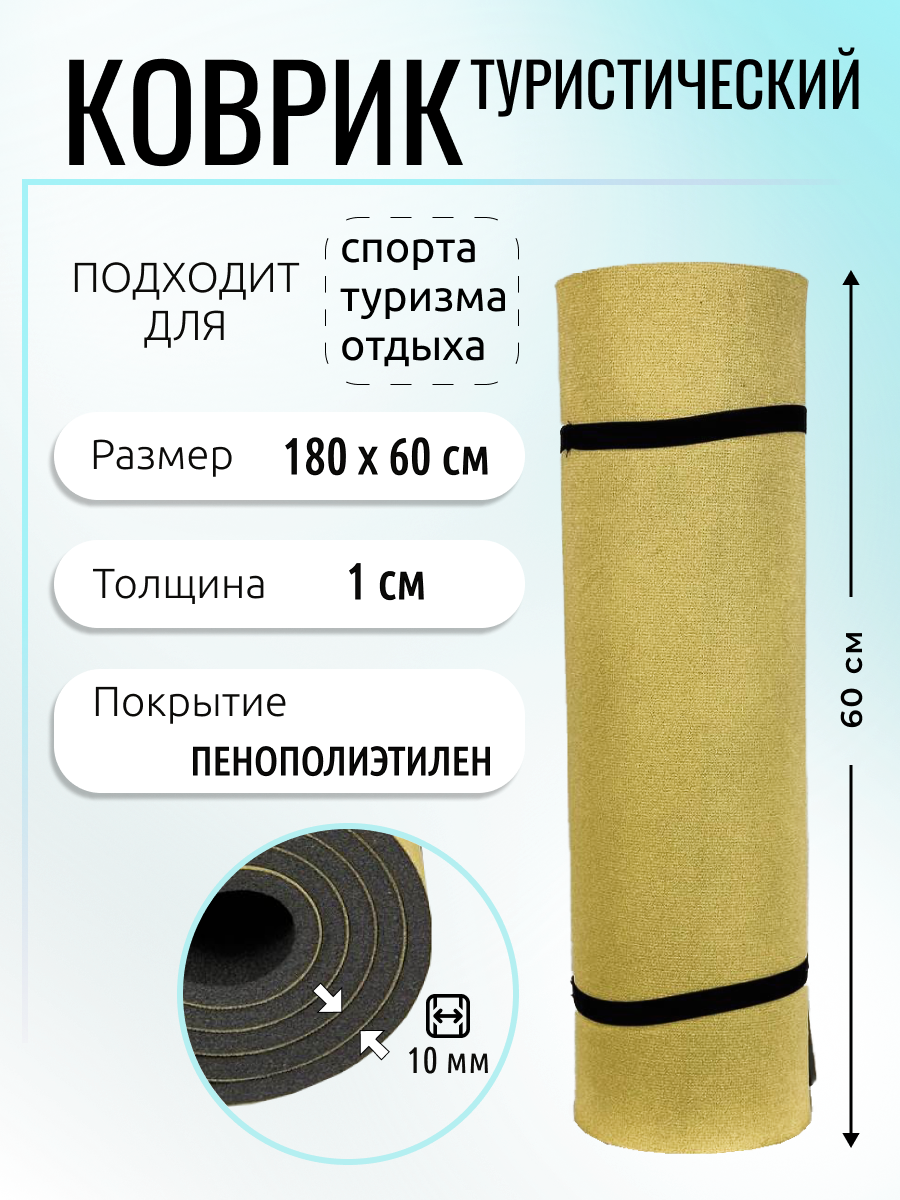 АСКАР Коврик туристический ASKAR 180 х 60 см
