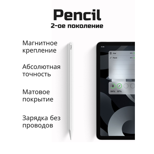 Стилус Pencil II (2nd Generation) для iPad Белый цвет