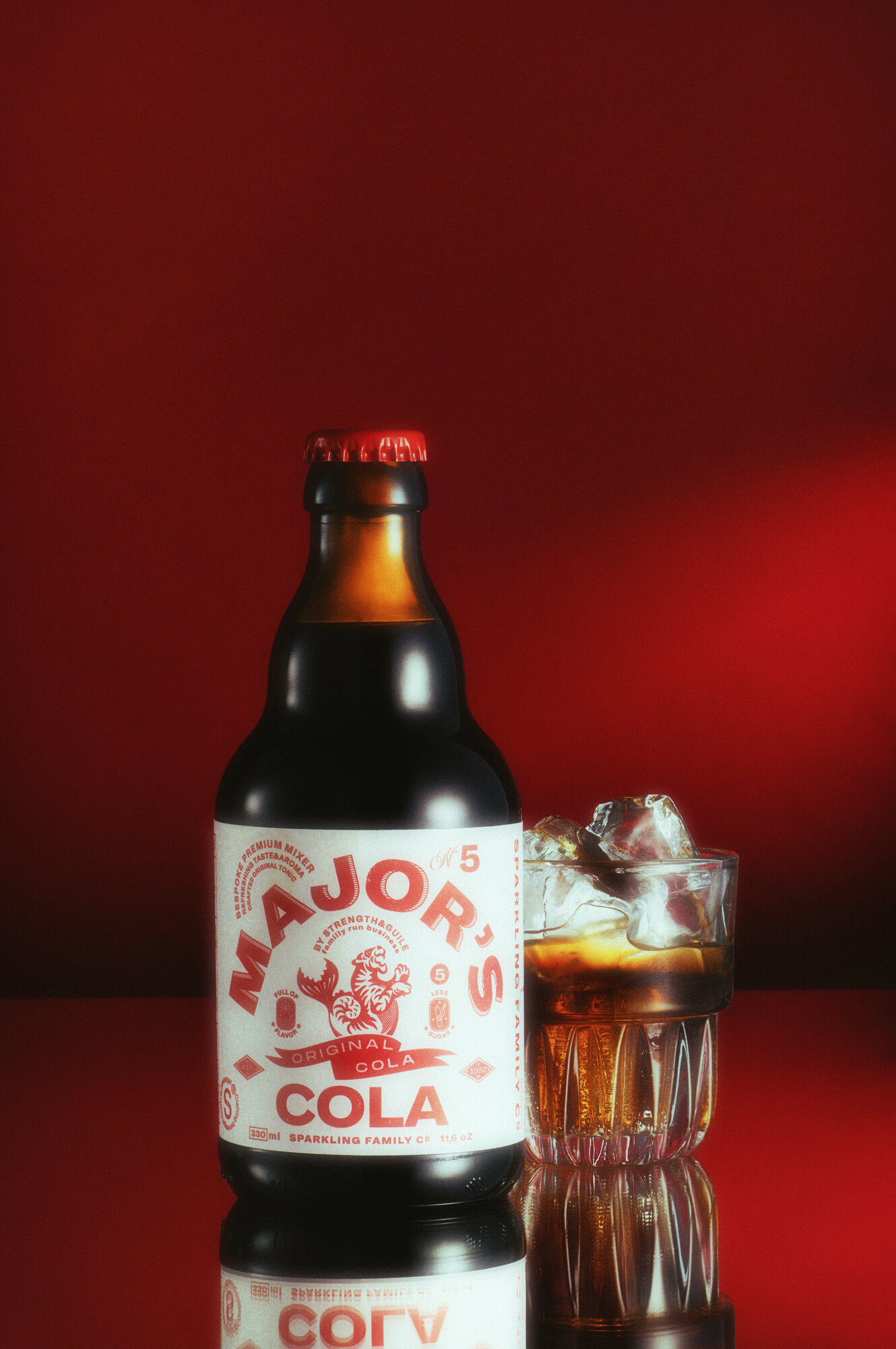 Major’s Original Cola c бобами тонка и бурбонской ванилью - (1 шт. по 0,33 л.)