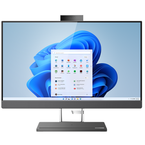 Моноблок Lenovo IdeaCentre AIO 5 27IAH7 27 QHD 2560x1440 IPS 350N i7-13700H 2x8GB SO-DIMM DDR5-5200 512GB SSD M2 Iris Xe WiFi6 BT 50MPIR Cam USB KBMouse Win 11 Home Storm Grey 1Y F0GQ005JRU 18486400₽