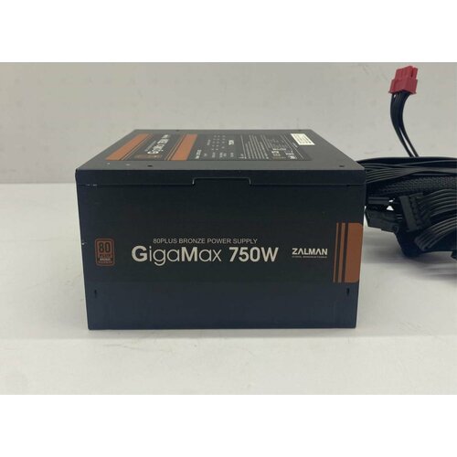 Блок питания Zalman ATX 750W ZM750-GVII 80+ bronze 24pin APFC 120mm fan 5xSATA RTL