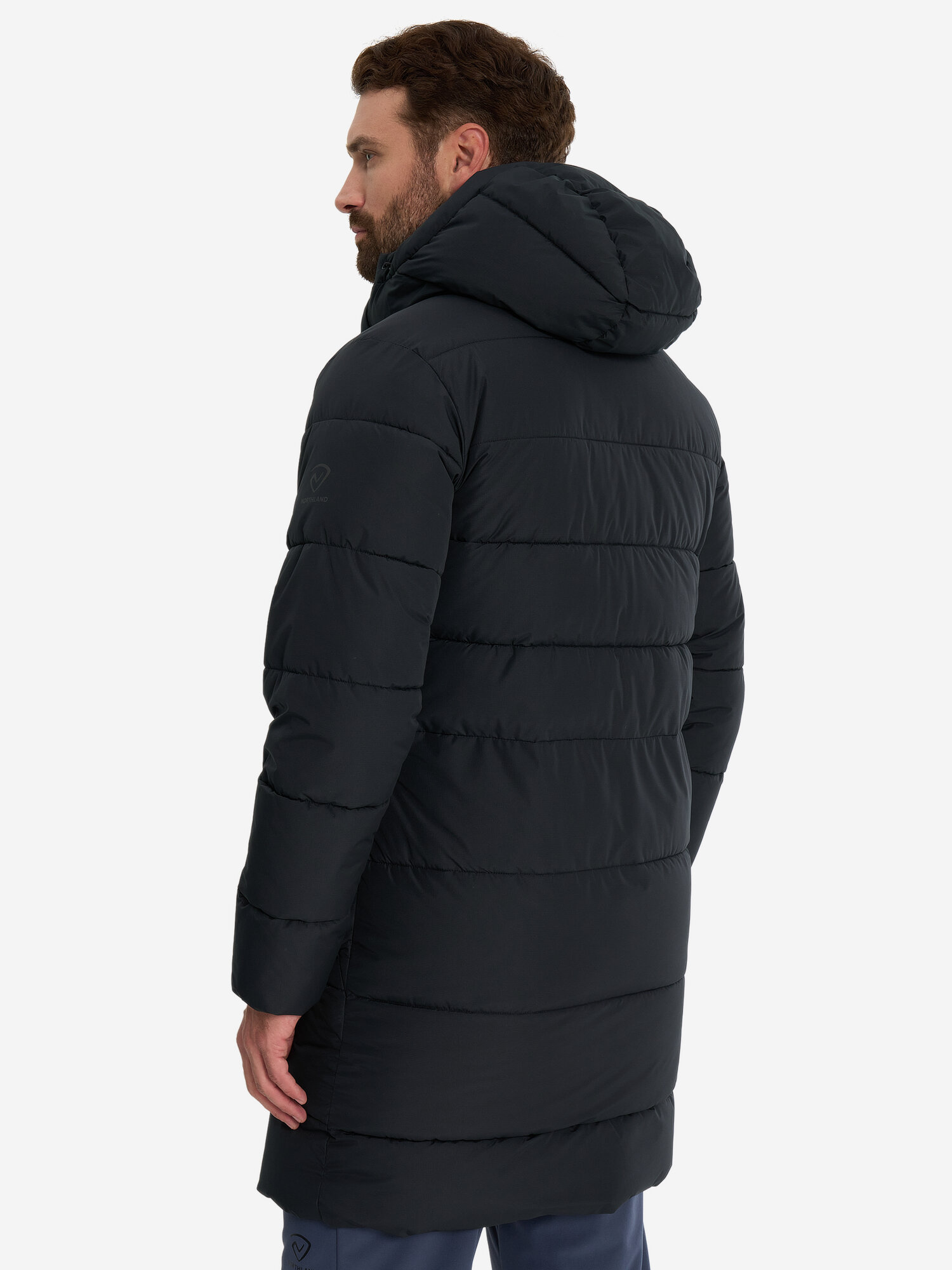 Куртка Northland Men's Travel Fake Down Jacket, размер 46, черный — фото 1