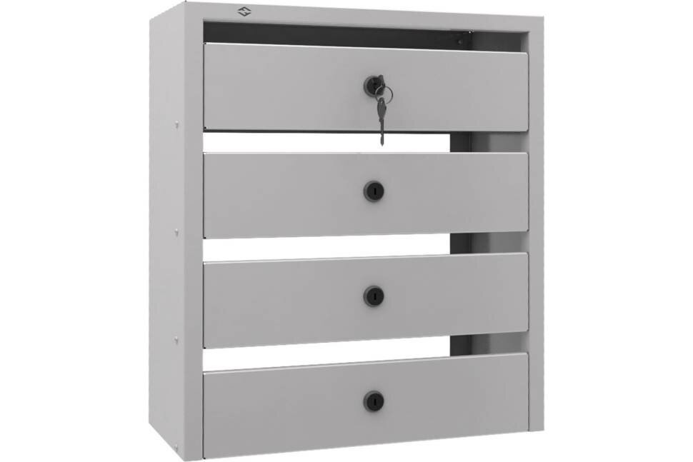 Почтовый ящик FerrumFormat Оптима Компакт 4 серый 4620065515187
