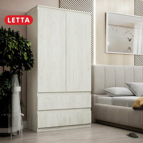 Шкаф 2в1 Пакс Белый крафт 12990₽