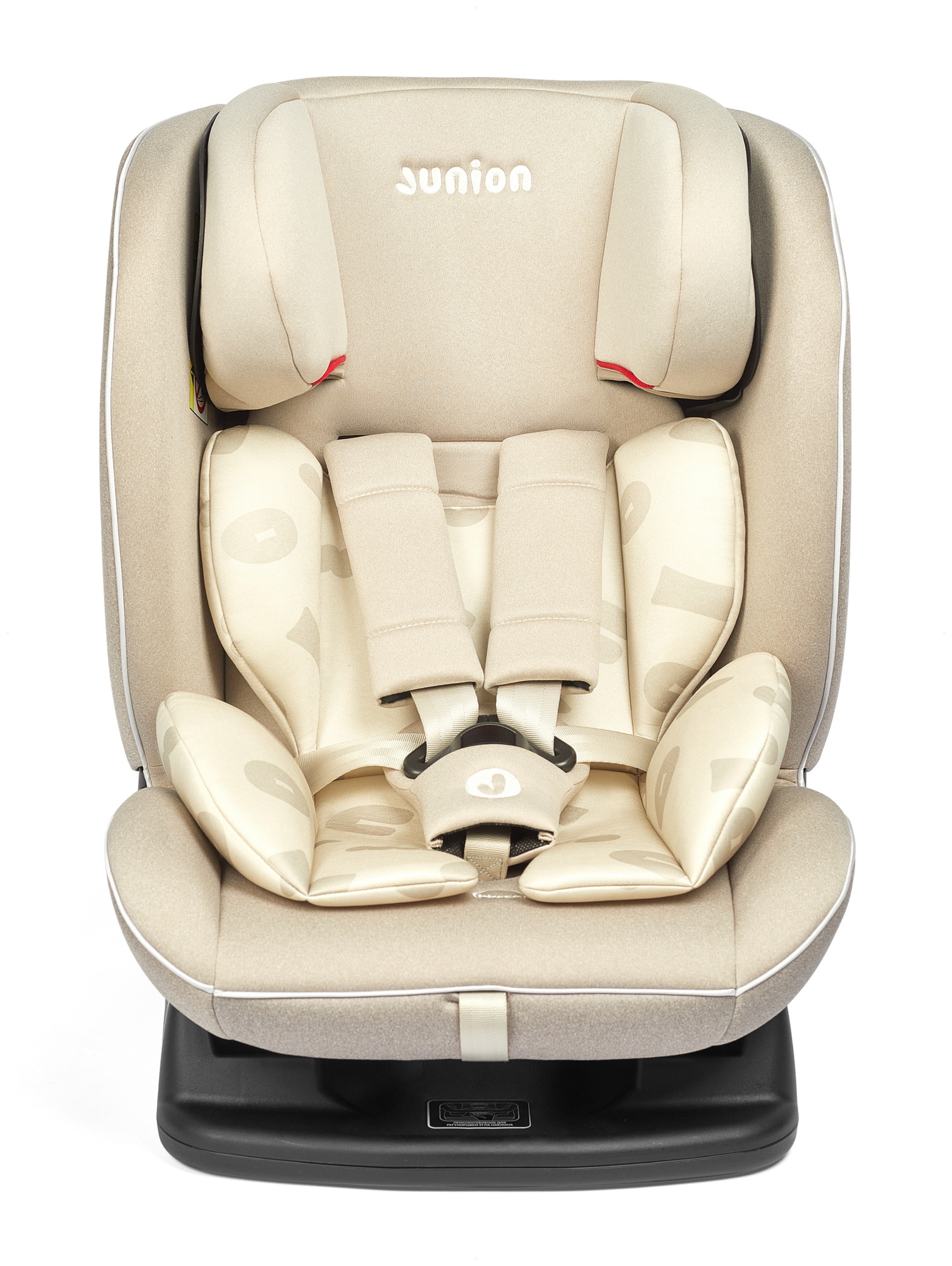 Автокресло Junion Cleo, бежевое, группа 0/1/2/3, для детей от 0 до 36кг — фото 1