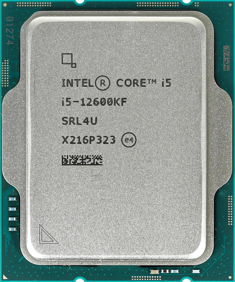 Процессор Intel Core i5 12600KF, LGA 1700, OEM [cm8071504555228 srl4u]