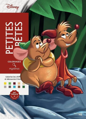 Изображение товара Раскраска по номерам Coloriages mysteres Disney - Petites betes, Маленькие звери, 128стр. - 201726007X