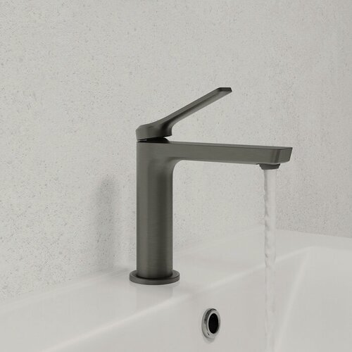 Изображение товара Смеситель для раковины и умывальника IDDIS Parker PARGM00i01 матовый графит, силиконовый аэратор