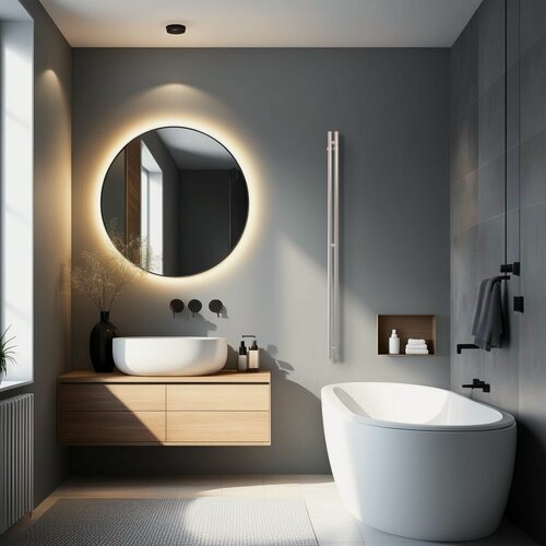 Изображение товара Полотенцесушитель водяной MINI 2-60 длина 60 см Золото матовое