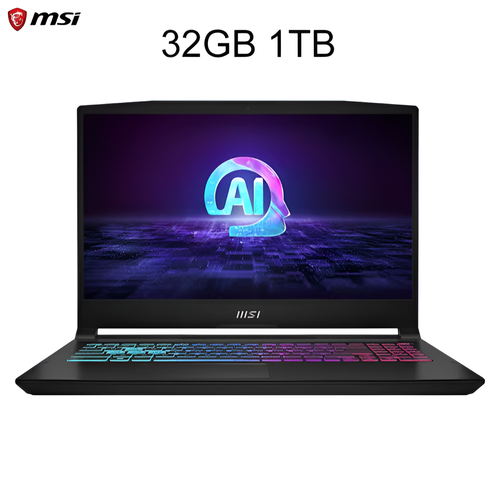 Игровой ноутбук MSI Katana A15 AI Ryzen 7 8845HS RTX 4060 32GB1TB 156 25K IPS 144 Гц Windows 11 RU клавиатура 153425₽