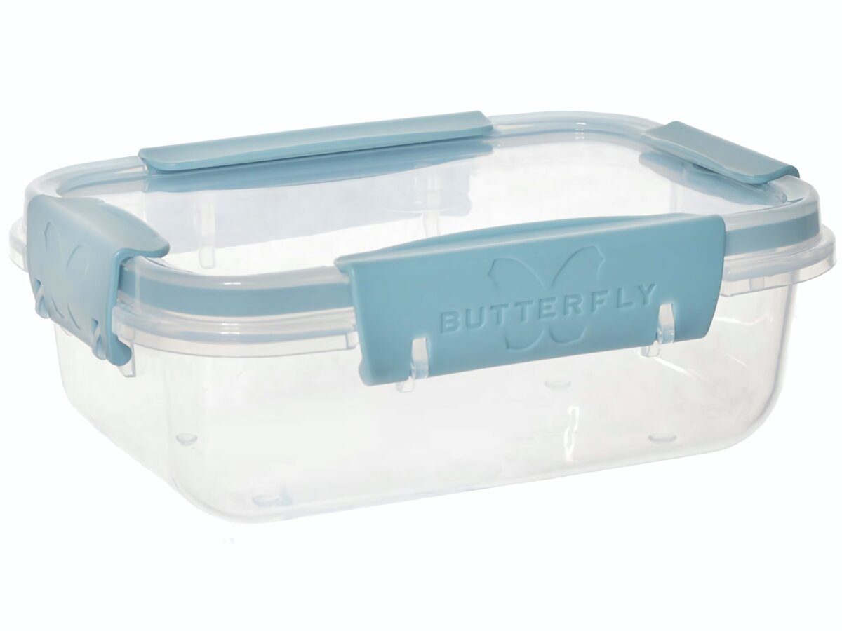 Контейнер 05л с герметичной крышкой голубой 'BUTTERFLY LIGHT' пластиковый