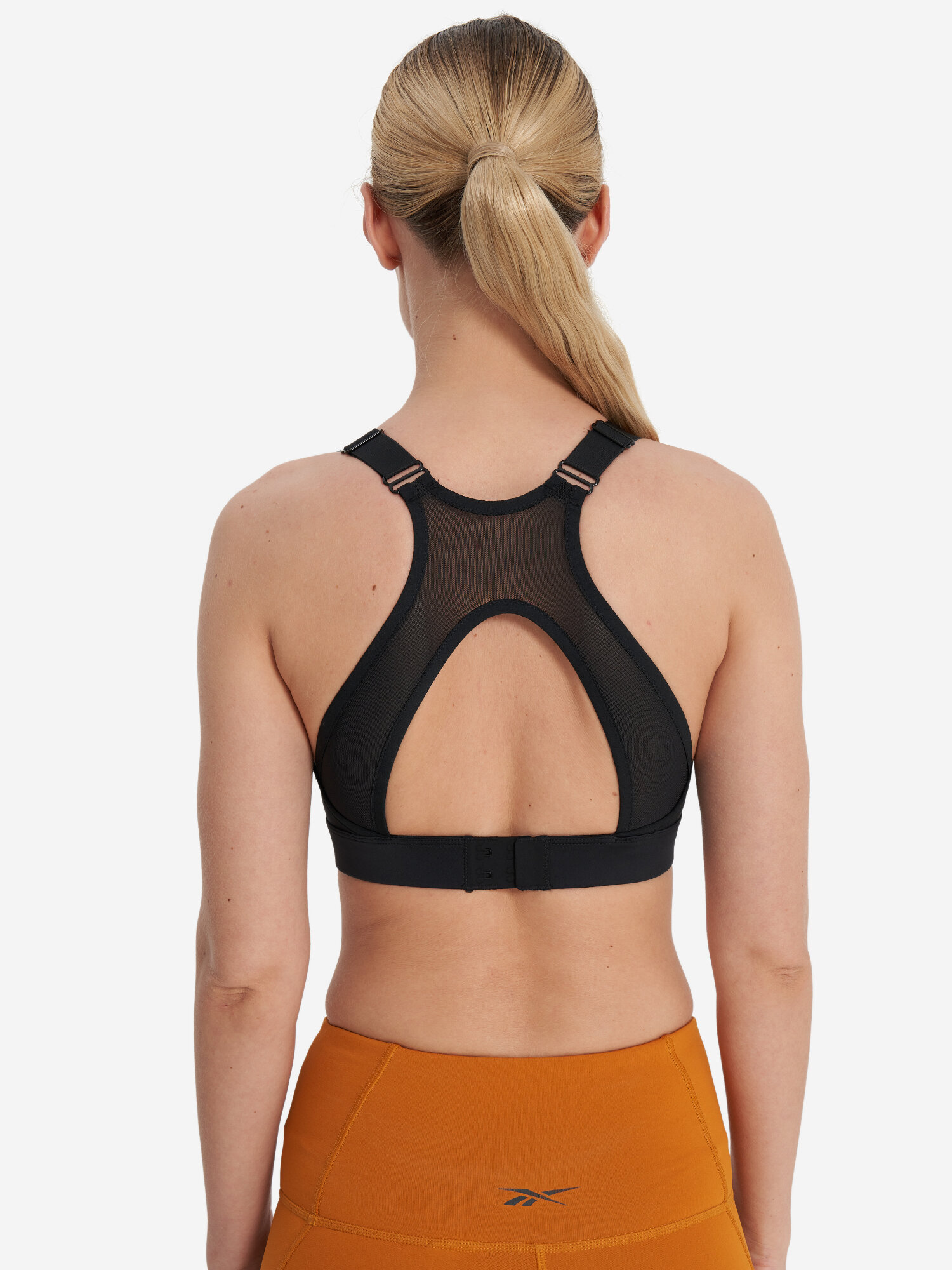 Топ спортивный Reebok, размер M, черный — фото 1