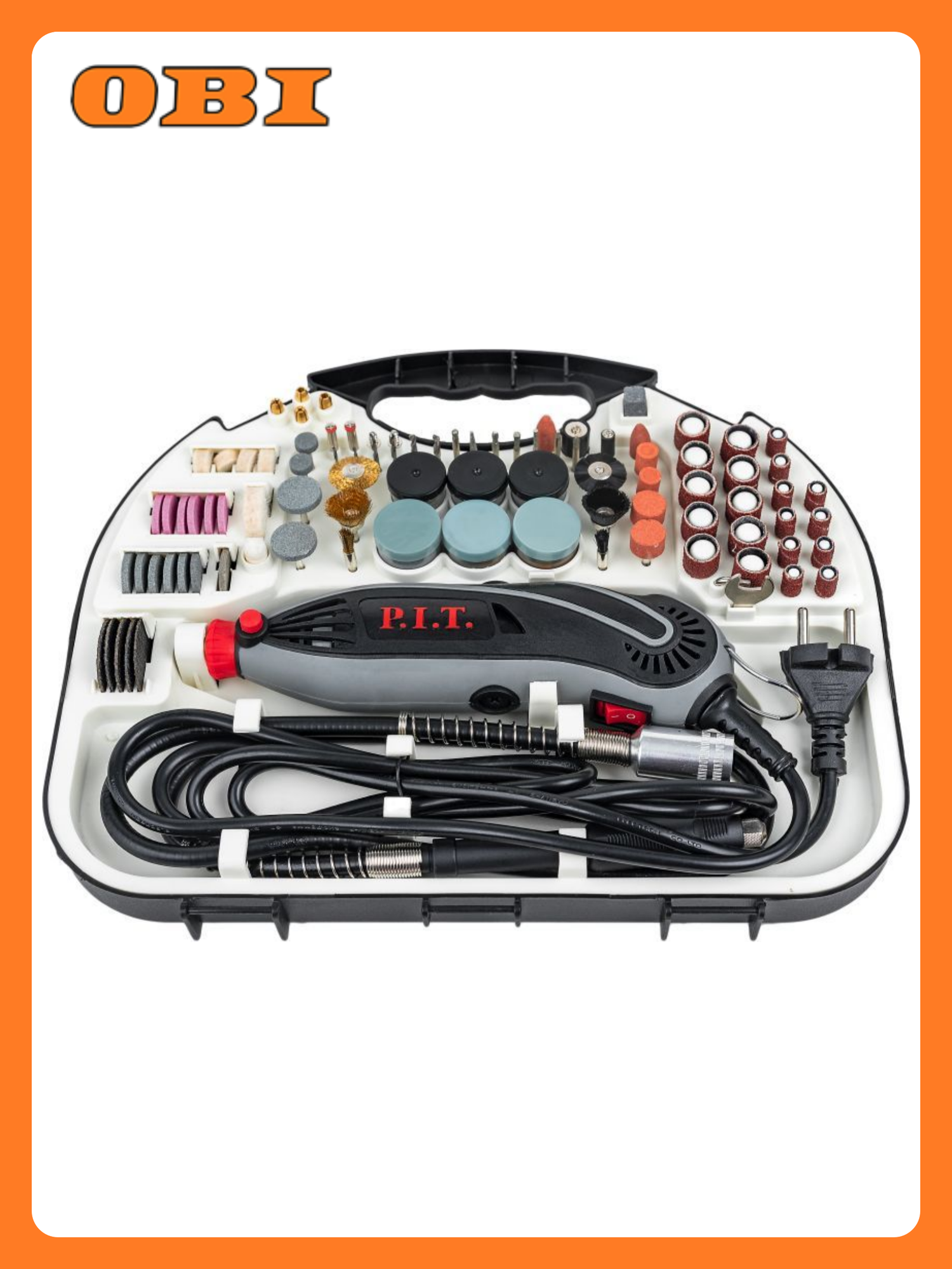 Гравер P.I.T. PMG150-C 150Вт с кейсом многофункциональный для хобби