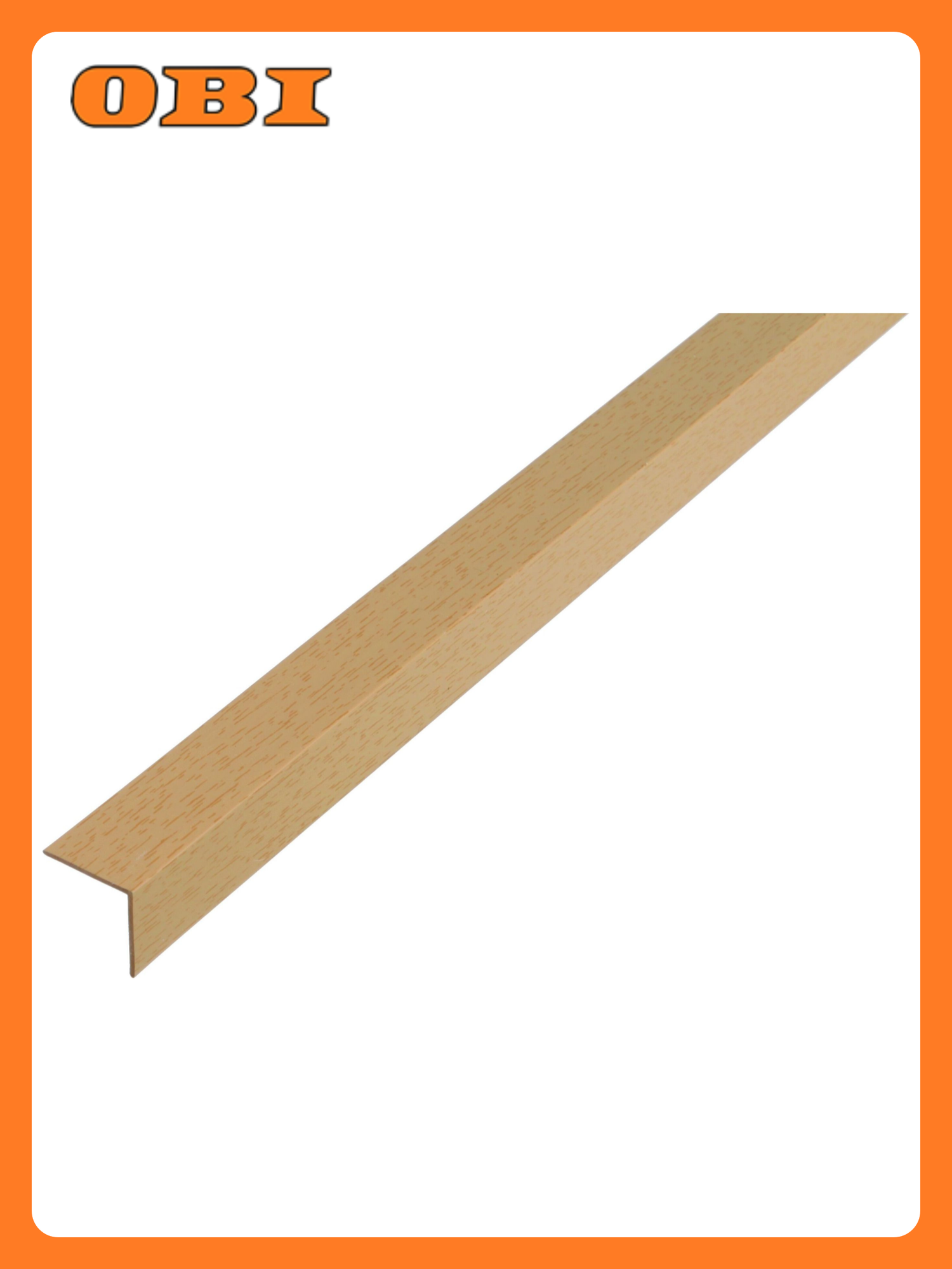 Уголок GAH ALBERTS равносторонний ПВХ коричневый 1000x20x15мм