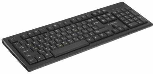 Клавиатура Gembird USB, черный, 104 клавиши, кабель 1,45м - фото №9