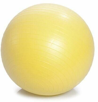 Мяч гимнастический (фитбол) с системой «антиразрыв» диаметр: 55 см, желтый М-255 Тривес