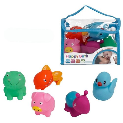 фото Набор для купания из 8 фигурок животных junfa toys