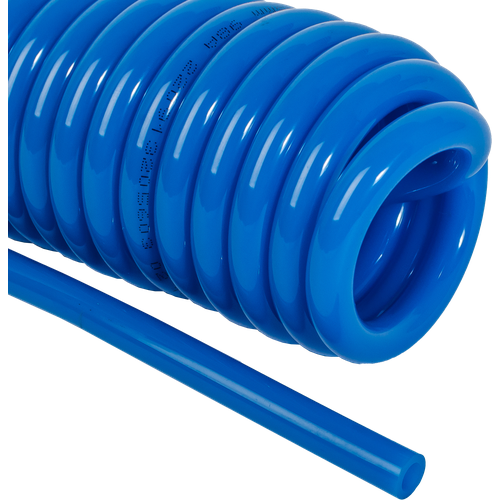 Шланг спиральный пневматический профи 8x5 2М без БРС (цвет синий )
