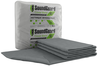 Звукоизоляционный мат SoundGuard Cover Base 1500x5000x10 мм