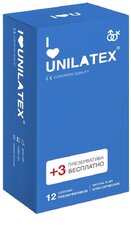 Презервативы Unilatex Natural Plain 12+3 шт, классические.