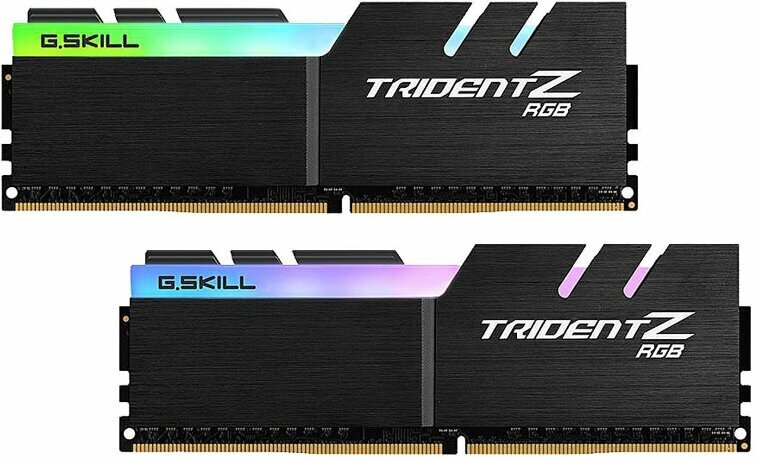 Модуль памяти G.Skill Trident Z RGB DDR4 DIMM 3600MHz PC-28800 CL16 - 32Gb KIT (2x16Gb) F4-3600C16D-32GTZRC