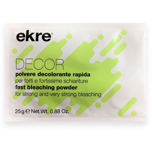 Быстрый обесцвечивающий порошок Ekre Decor Fast Bleaching Powder 25 г 1 саше