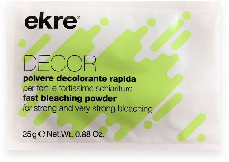 Быстрый обесцвечивающий порошок Ekre Decor Fast Bleaching Powder 25 г 1 саше