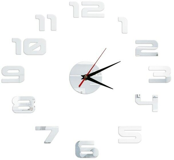Интерьерные часы-наклейка «Классика», 40 х 40 см