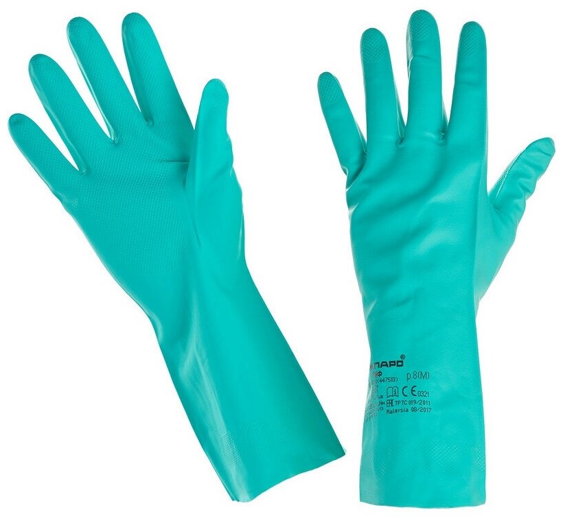 Перчатки защитные нитрил Риф (447513) (р. M(8) MEDIUM) Ампаро 188101