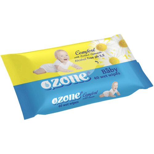 Влажные салфетки Ozone 40 шт, ромашка влажные салфетки ozone 72шт ромашка