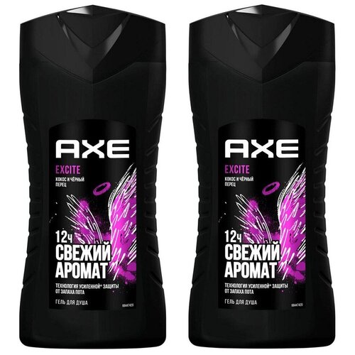 Axe Гель для душа Axe Excite, 250 мл X 2 шт