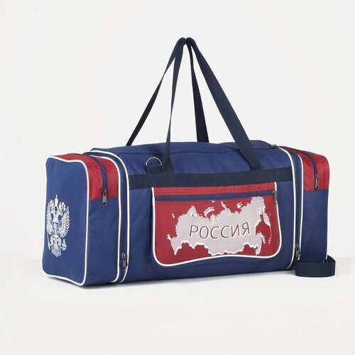 фото Сумка спортивная luris55 см, с увеличением объема, синий