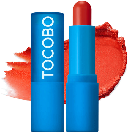 Tocobo Бальзам для губ увлажняющий оттеночный - Glass tinted lip balm 033 carrot cake, 3.5г