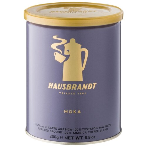 Кофе Hausbrandt Moka молотый, ж/б, 250г