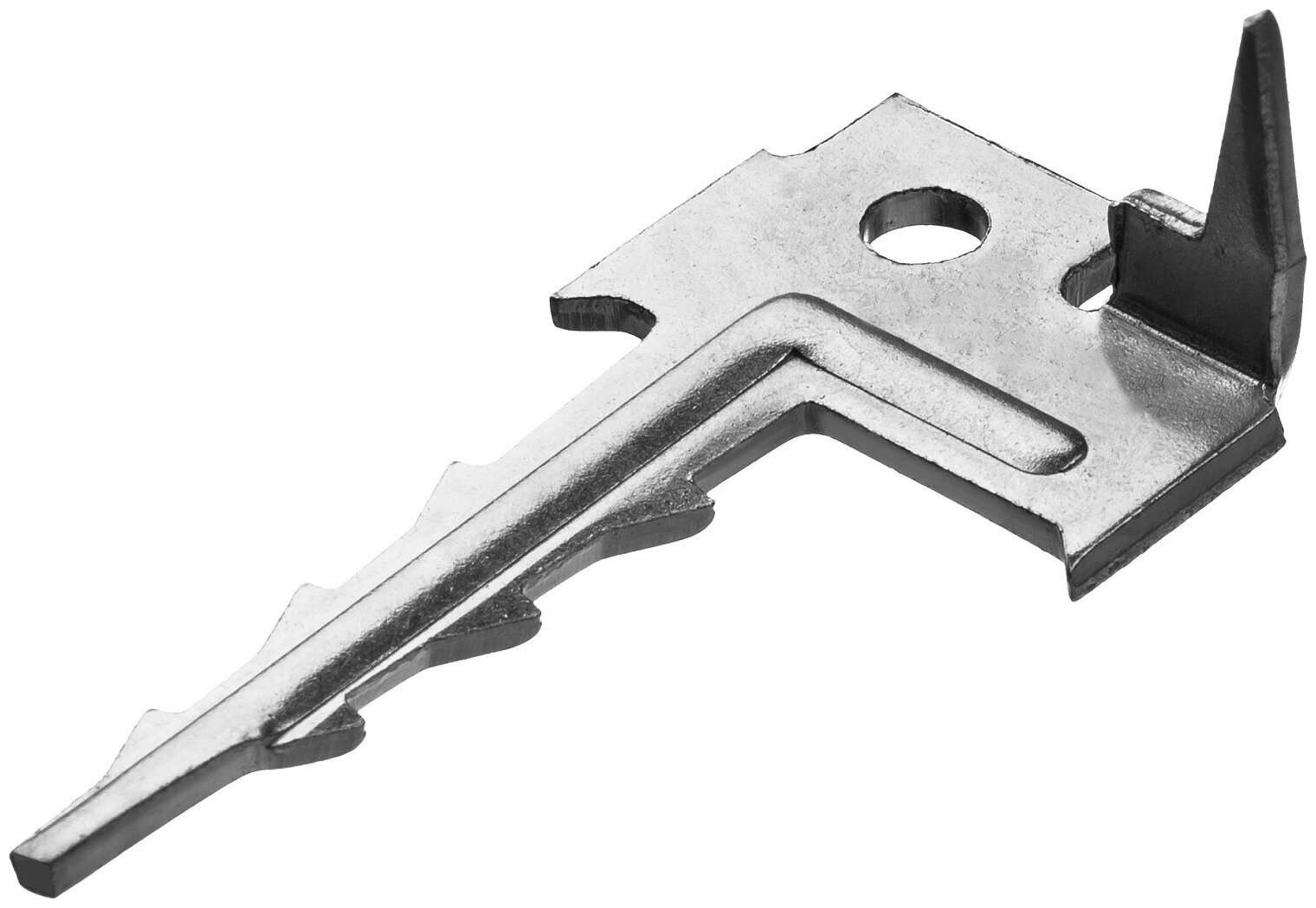 Ключ - крепеж с шипом ЗУБР 60х30 мм для террасной доски оцинкованный 200 шт 30705